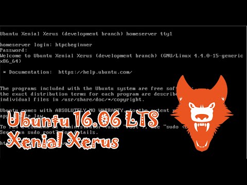 Learn To Install Ubuntu 16.04 Xenial Xerus Lts Home Server In 5 Min